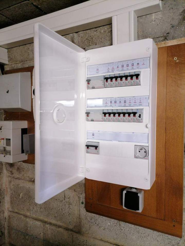 Paramétrage de coffret électrique Creil
